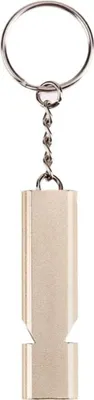 Productafbeelding van 3 stuks noodsignaalfluit, metaal, geschikt voor kamperen, outdoor activiteiten, overleven en wandelen, luid (120db), kleur: goud