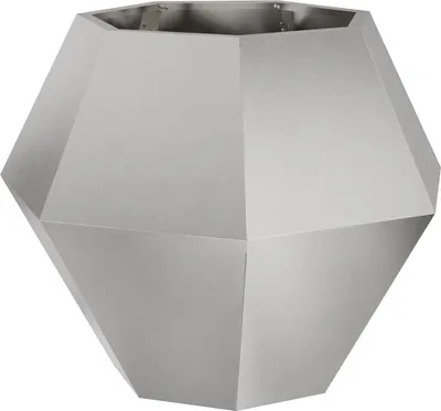 Zdjęcie produktu dla Donica Srebrny 75 x 75 x 60 cm Stal nierdzewna