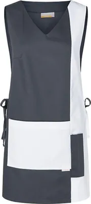 Immagine prodotto di Giacca Karlowsky KS38/KS39 | Marilies - Lavabile fino a 60°C - Colore: Antracite (circa Pantone 432C)/Bianco - Taglia: 0 (34/36)