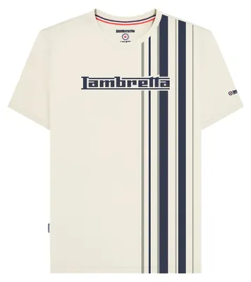 Produktbild von Lambretta - T-Shirt für Herren LB369 (XXL) (Silber/Marine)