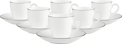 Produktbild von Villeroy & Boch Anmut Platinum No.1 Mokka-/Espressotasse mit Untertasse 60 ml 6er Set