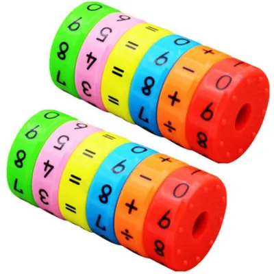 Obrázek produktu pro Magnetická výuková hračka pro děti, sada 2 kusů. Matematická hračka s magnety, ideální pro výuku základních školáků a dětí v mateřské škole