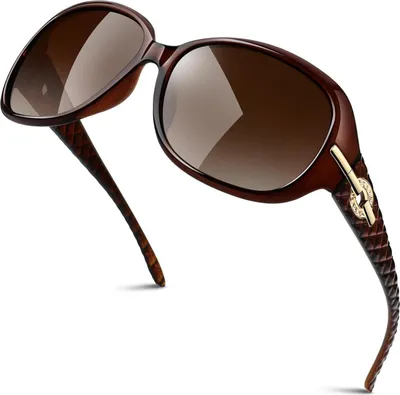 Produktbild von GQUEEN Übergroße Damen Polarisierte Sonnenbrille UV400 Schutz