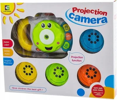 Image de appareil photo appareil photo projecteur avec piles 016279