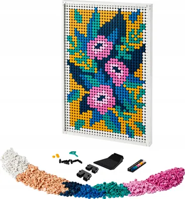 Productafbeelding van LEGO 31207 ART, Bloemenkunst, 3-in-1 bloemendecoratieset, knutselset