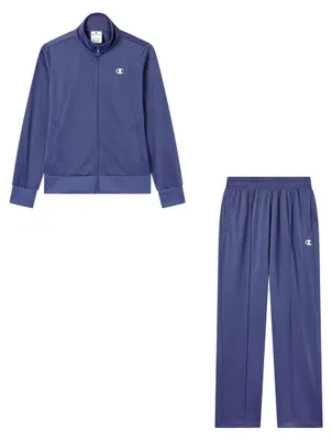 Zdjęcie produktu dla Komplet sportowy Champion damski, bluza i spodnie dresowe z polaru, miękki i wygodny, zapinany na zamek