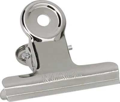 Produktbild von MAUL Papier-Klemmer MAULstandard Metall 10 Stück 52 mm silber