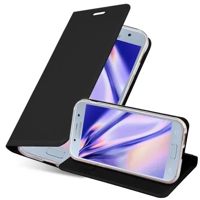 Image de Cadorabo Housse pour Samsung Galaxy A5 2017 Housse en noir Cover Etui Book Case Booklet