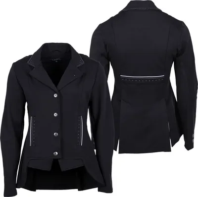 Image de Veste de concours QHP Layla noire, QHP_19_Taille:38