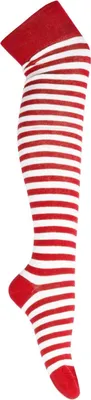 Produktbild von Overknees rot weiß OneSize