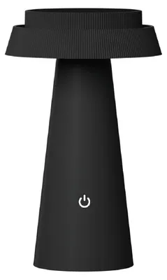 Produktbild von Luxus - Tischleuchte Solar Mambo - Schwarz - H23 x Ø14