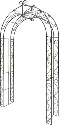 Produktbild von Dehner Rosenbogen Melina, ca. 244 x 134 x 38 cm, Metall, braun