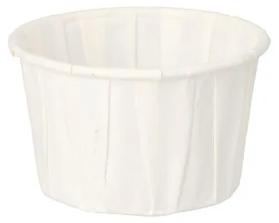 Produktbild von 100 Dressingbecher, Papier "pure" 110 ml Ø 7 cm · 4,2 cm weiss