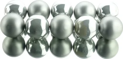 Productafbeelding van Kerstbal glas d6 cm mgrs ass 10st kerst Decoris