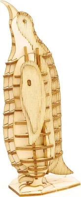 Image de RoboTime Puzzle 3D en bois Pingouin