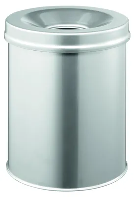 Produktbild von DURABLE Papierkorb SAFE 15L rund, 330523 silber