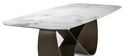 Obrázek produktu pro Stůl Dřevěné stoly Moderní design Jídelna Kovový jídelní stůl