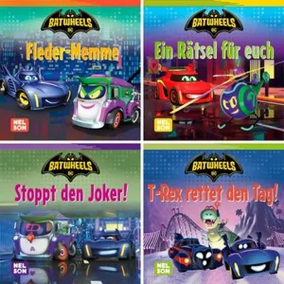 Immagine prodotto di 4er-Set Maxi-Mini 59: DC Batwheels