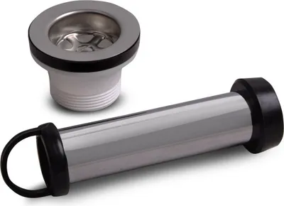 Produktbild von Ablaufgarnitur 1 1/2" x 40mm mit Standrohr verchromt für Spülbecken Spülwanne