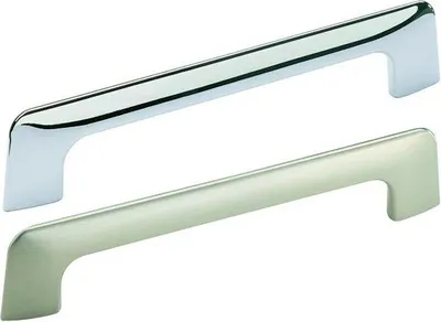 Immagine prodotto di Maniglie per mobili 160/8/38 mm in zinco finitura acciaio inox