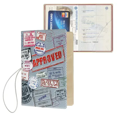 Produktbild von kwmobile Reisepass Kunststoff Schutzhülle - Ausweis Hülle Impfpass Schutz - Cover Reisepasshülle Ausweishülle - Approved
