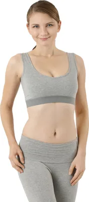 Produktbild von ALBERT KREUZ Sport-Bustier BH-Top Bio Stretchbaumwolle grau, 34-36 / XS