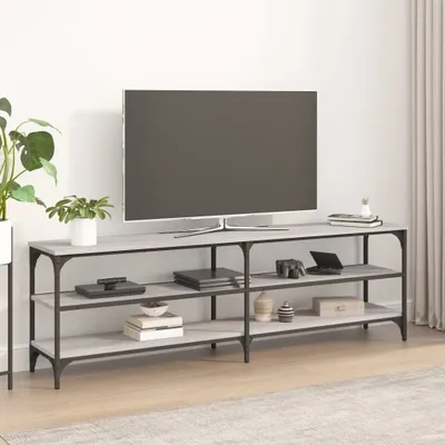 Produktbild von Möbel TV-Schrank Grau Sonoma 160x30x50 cm Holzwerkstoff - TV-Schränke &37386
