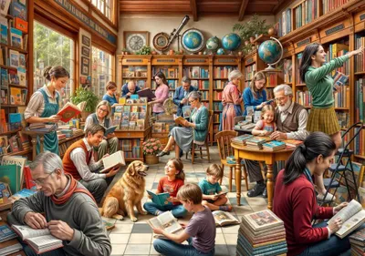 Obrázok produktu pre Bluebird - Puzzle kníhkupectvo - 2000 dielikov