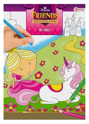 Produktbild von Princess Friends Kleurboek 96 Bladzijden