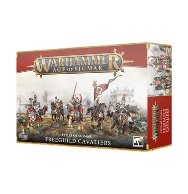 Produktbild von Games Workshop Cities Of Sigmar: Freeguild Cavaliers, Sammelfigur, Kartenspiel