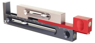 Produktbild von HONGDUI Kerfmaker 100 mm Nutbreiten-Einsteller für Tischkreissäge Messblock für Schlitz- und Zapfenverbindungen
