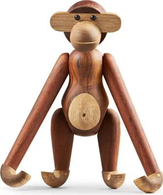 Produktbild von Holzfigur beweglicher Holzaffe 28 cm Kay Bojesen AFFE