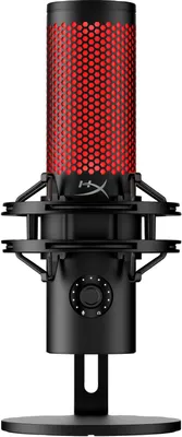 Immagine prodotto di HyperX QuadCast 2 - Microfono USB (nero), microfono per podcast, -7,5 dB, 20 - 20.000 Hz, 0,05%, 32 Ω, 24 bit