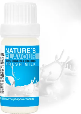 Produktbild von Flavour Drops Natürliches Aroma 10 ml FRESH MILK TASTE