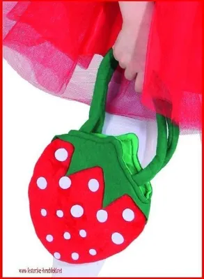 Produktbild von Erdbeertasche, Henkeltasche Erdbeere