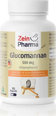 Immagine prodotto di ZeinPharma Glucomannano 500 mg capsule sazietà, 90 capsule