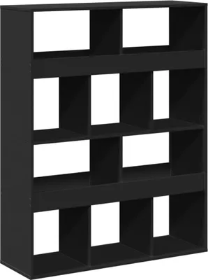 Immagine prodotto di vidaXL Libreria nera 100x33x125,5 cm Materiale a base di legno