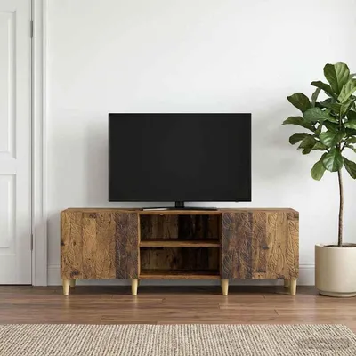 Obrázok produktu pre Maison Exclusive – TV skrinka, 150 x 31 x 50 cm, materiál: drevotrieska s povrchovou úpravou imitujúcou staré drevo