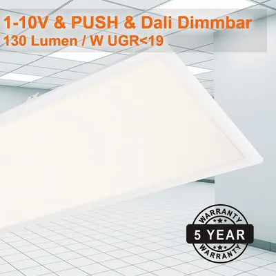 Produktbild von LED Einlegepanel 1195x295 40W (W) 840 Neutralweiß UGR19 1-10V&Dali