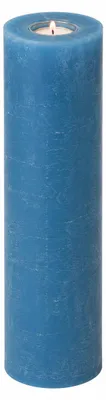Produktbild von Rustic Kerzen Ocean Blau 30 x 10 cm, mit Teelichteinsatz, KI-generiertes Bild