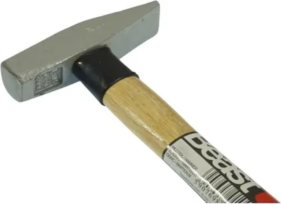 Image de Marteau de serrurier avec manche en bois D/F 200g
