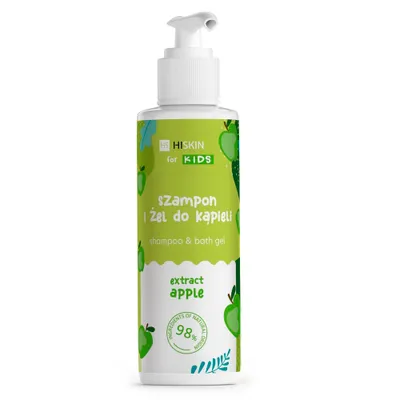 Obrázok produktu pre HiSkin Kids Szampon i żel do kąpieli Jabłko, 280ml
