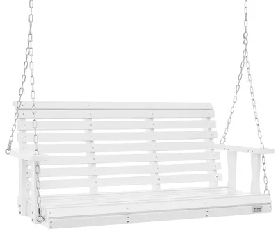 Produktbild von Holzschaukelbank – Verandaschaukel – Gartenbank – Schaukelstuhl – Verandabank – 1,37 Meter – Massives Fichtenholz