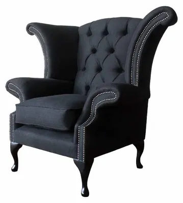 Productafbeelding van Chesterfield: Textiele bekleding, gestoffeerde bank, designbank, fauteuil, eenpersoons fauteuil, orenfauteuil
