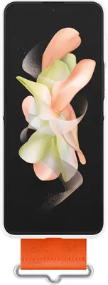Immagine prodotto di Etui Samsung Ef-Gf721Twegww Z Flip 4 Biały/White Silicone Cover Strap