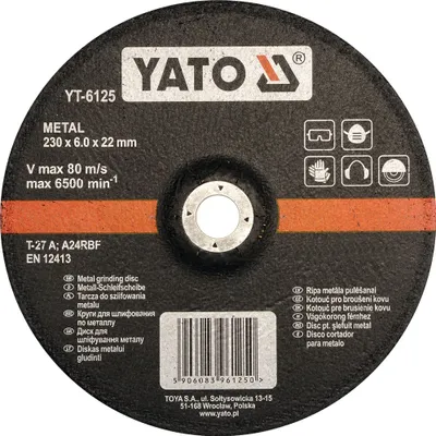Obrázok produktu pre Yato YT-6125, 23 cm, 5 kusov
