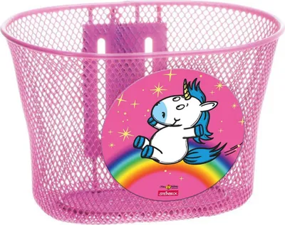 Produktbild von Bike Fashion Kinderkorb Einhorn Metall M. Lenkerhalter
