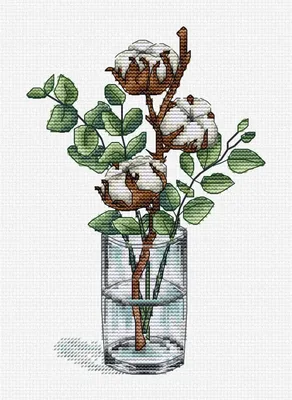 Immagine prodotto di HobbyJobby Kit punto croce contato "Cotone", 13x19cm