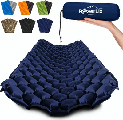 Produktbild von POWERLIX Isomatte Camping Outdoor Luftmatratze Ultraleichte Aufblasbare NavyBlau