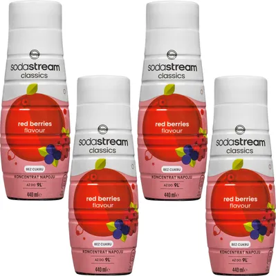 Produktbild von SodaStream Sirup Waldfrüchte 440ml 4er Pack Getränkesirup Konzentrat